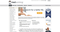 Desktop Screenshot of medworking.com